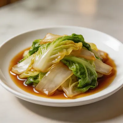 Cu Liu Bai Cai — Vinegar-Glazed Chinese Cabbage