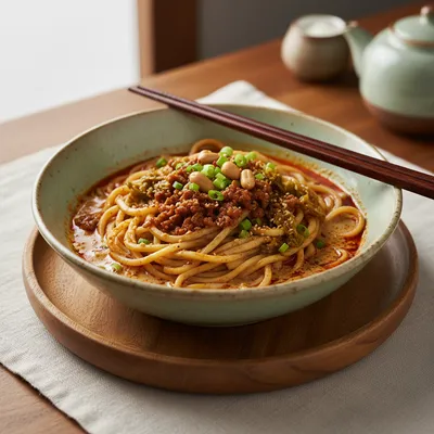 Dan Dan Noodles — Pole-Carried Noodles