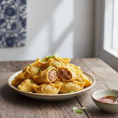 Egg Dumplings — Golden Ingot Dumplings