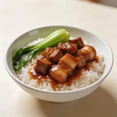 Gai Jiao Fan — Rice with Toppings