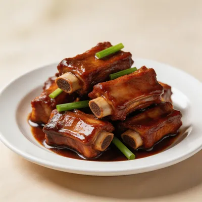 Gan Su Pai Gu — Gansu-Style Braised Pork Ribs