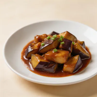 Braised Eggplant — Red-Cooked Aubergine