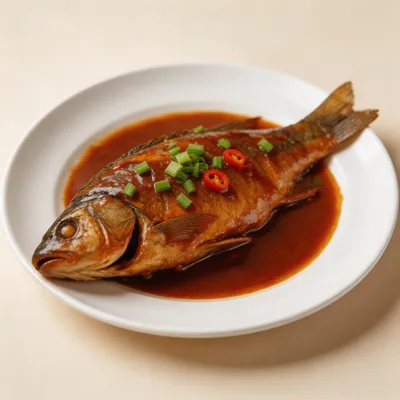 Hong Shao Yu — Red Braised Whole Fish
