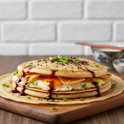 Jianbing — Chinese Breakfast Crepe