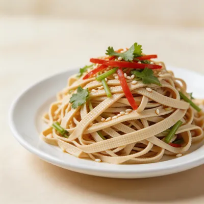 Liang Ban Doufu Si — Cold Shredded Tofu Salad