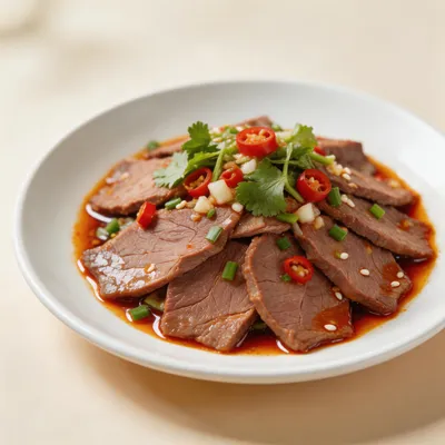 Liang Ban Niu Rou — Cold Dressed Sliced Beef