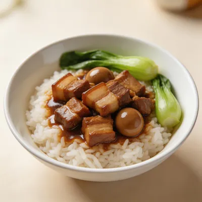 Lu Rou Fan — Braised Pork Rice