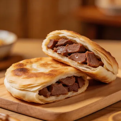 Lǘ Rou Huo Shao — Donkey Meat Burger