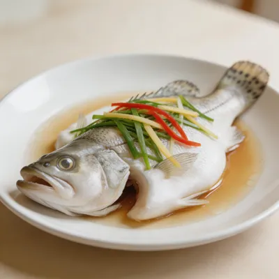 Qing Zheng Shi Ban Yu — Steamed Grouper