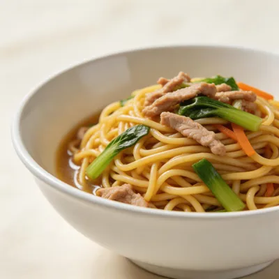 Rou Si Chao Mian — Shredded Pork Fried Noodles
