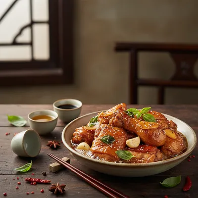 Three Cup Chicken — Aromatic Basil Chicken