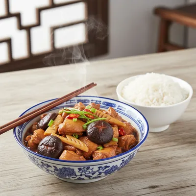 Braised Chicken Rice — Shandong's Comfort Bowl
