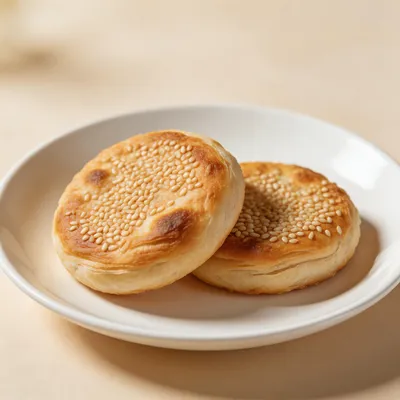 Shao Bing — Sesame Flatbread