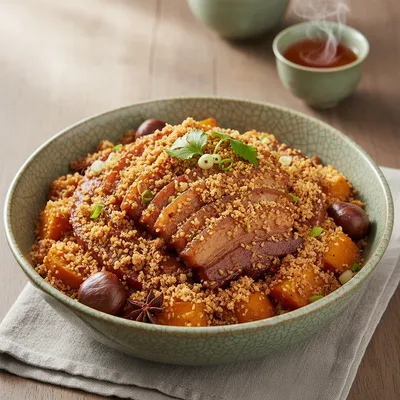 Steamed Pork with Rice Flour
