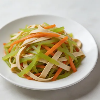 Su Chao San Si — Vegetable Three-Shred Stir-Fry