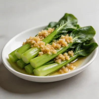 Suan Rong Cai Xin — Garlic Choy Sum