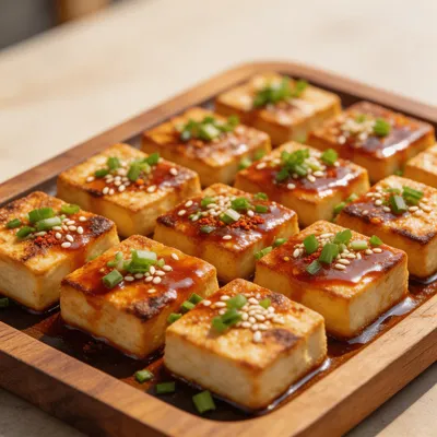 Tie Ban Dou Fu — Sizzling Iron Plate Tofu