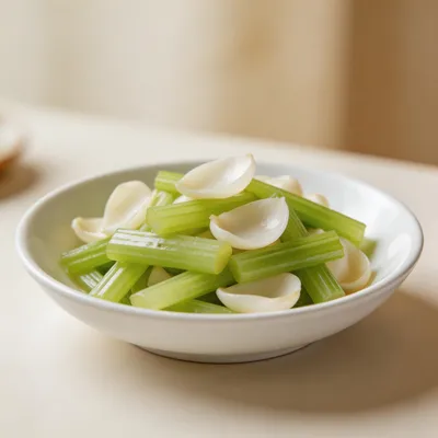 Celery with Lily Bulb
