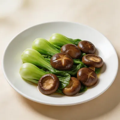 Xiang Gu You Cai — Shiitake Mushrooms with Bok Choy
