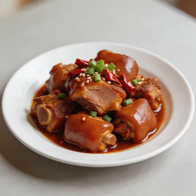 Xiang La Zhou Kuai — Spicy Braised Pork Elbow Chunks