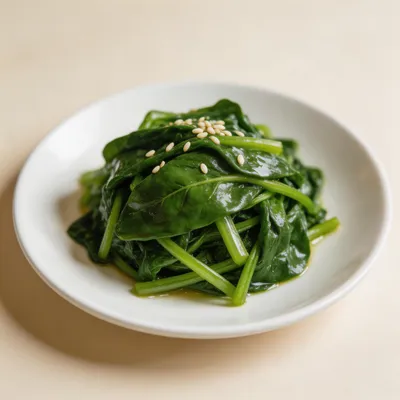 Spinach with Sesame Oil