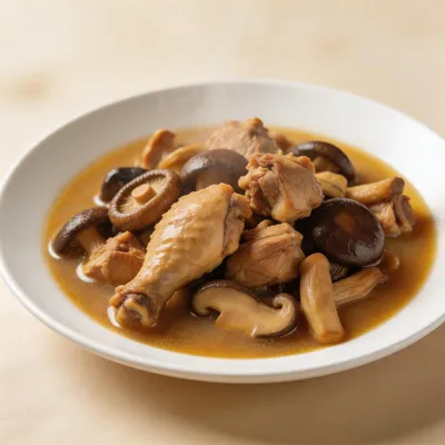 Ye Mo Gu Dun Xiao Ji — Wild Mushroom Stewed Chicken