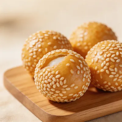 Zhī Ma Qiú — Sesame Balls