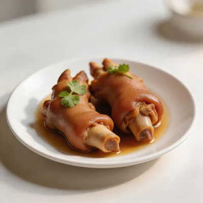 Zi Bu Yang Ti — Nourishing Braised Lamb Trotters