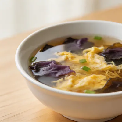 Zi Cai Dan Tang — Seaweed Egg Drop Soup